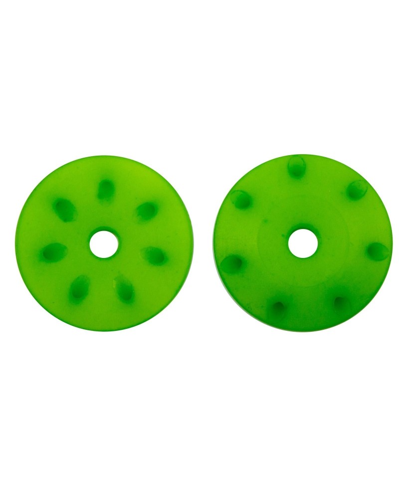 PISTONES AMORTIGUADOR CONICOS 16mm VERDES (7x1,3mm inclinados) (2u.)