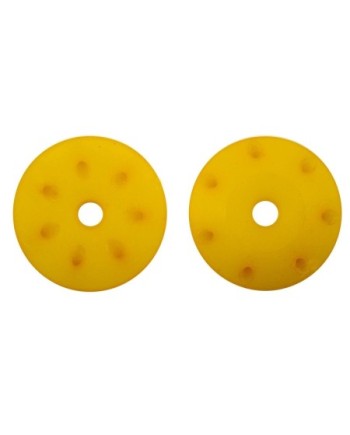 PISTONES AMORTIGUADOR CONICOS 16mm AMARILLOS (7x1,2mm inclinados) (2u.)