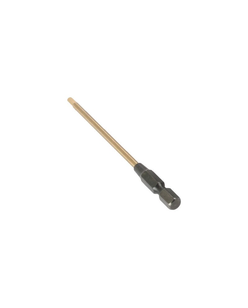 Punta maquina electrica 3,0x100 Titanio