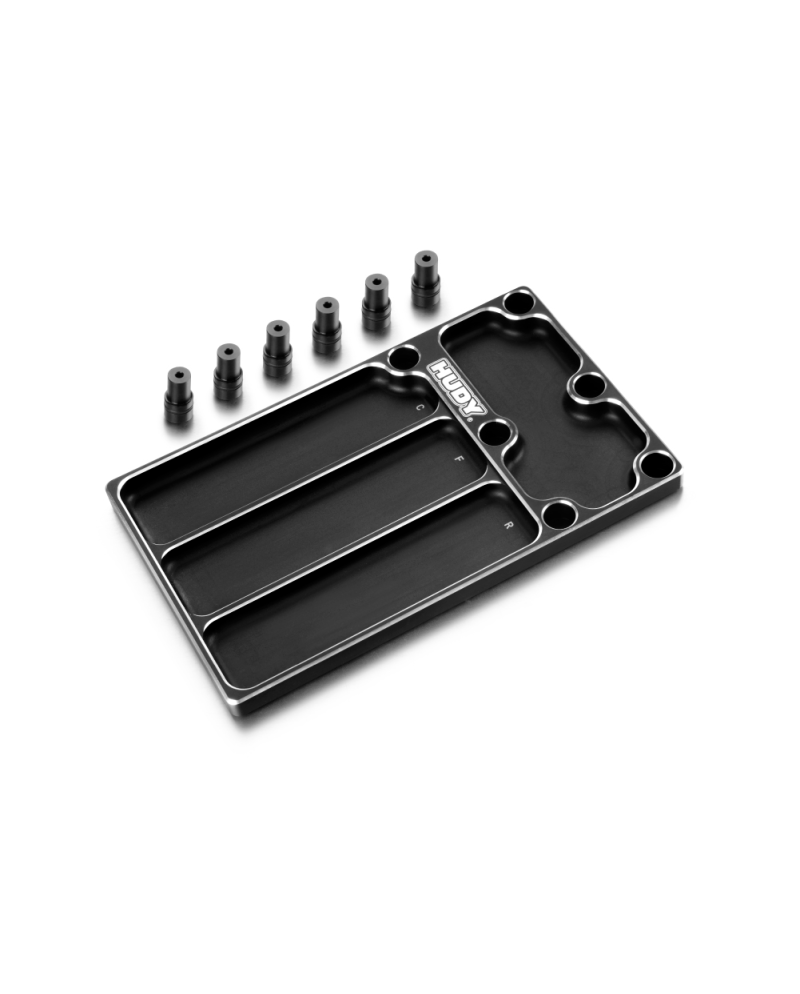 BANDEJA HUDY ALUMINIO FOR 1/8 OFF-ROAD DIFF ASSEMBLY