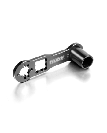 LLAVE DE RUEDAS/VOLANTE DE INERCIA HUDY 1/8 BUGGY & GT