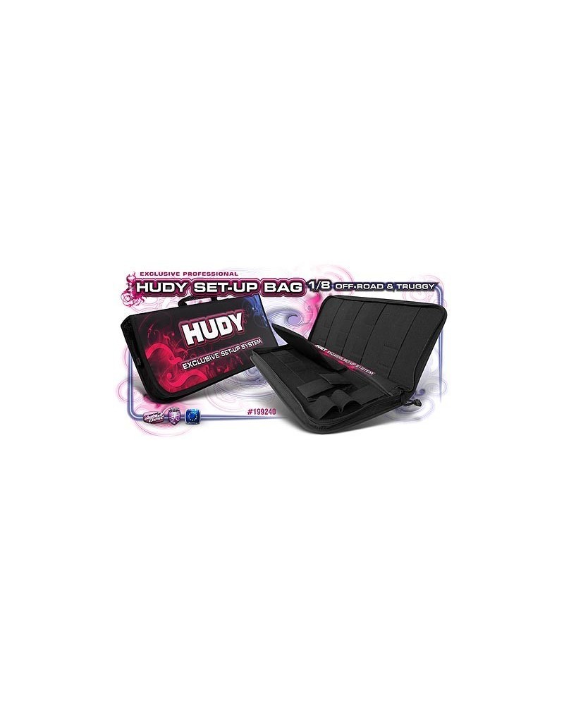 MALETA MESA DE REGLAJES HUDY PARA 1/10 & 1/8 OFF-ROAD  & GT