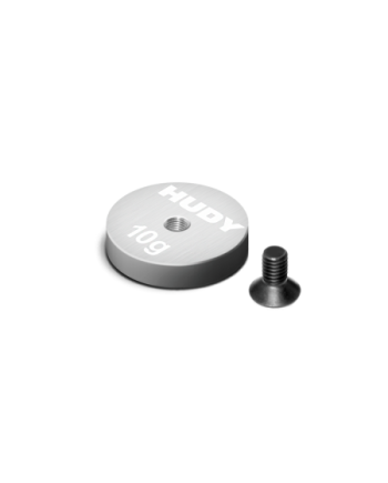 PESO DE TUNGSTENO  REDONDO  DE 15 MM CON M3 -10 g - HUDY