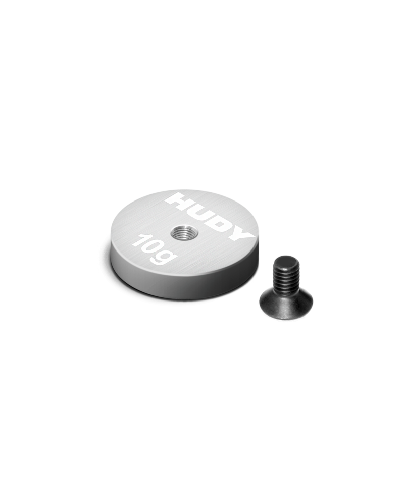 PESO DE TUNGSTENO  REDONDO  DE 15 MM CON M3 -10 g - HUDY