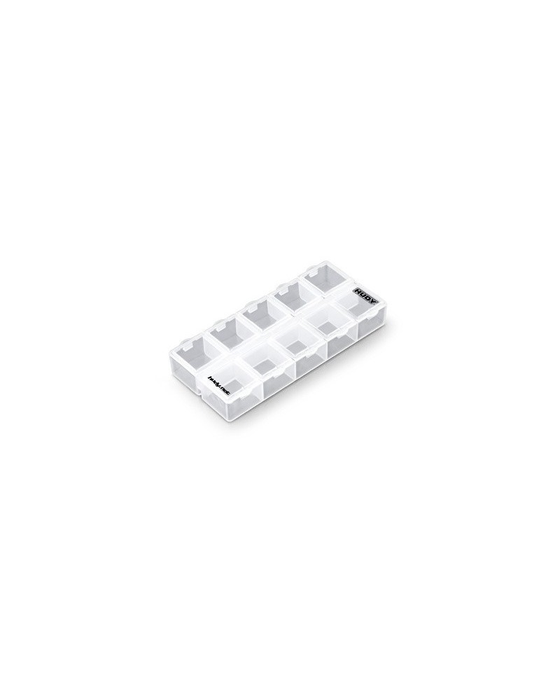 CAJA HUDY PARA TORNILLERÃA RC (10 COMPARTIMENTOS)