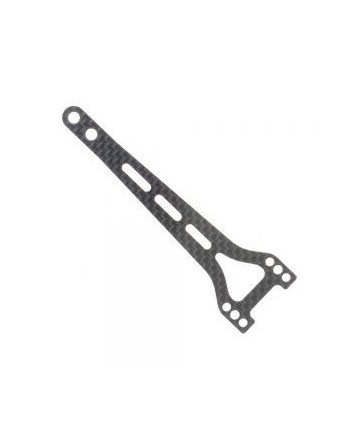 SOPORTE SUPERIOR DE CARBONO X4 - PARTE TRASERA DIVIDIDA - 2.0MM