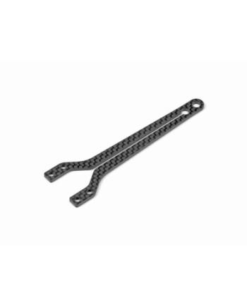 PLACA SUPERIOR DE CARBONO X4'23 - PARTE DELANTERA ABIERTA DIVIDIDA - 2,0 MM