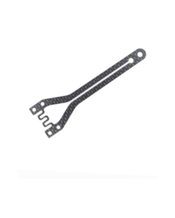 PLACA SUPERIOR DE CARBONO X4A'23  - PARTE DELANTERA DIVIDIDA - 2.0MM