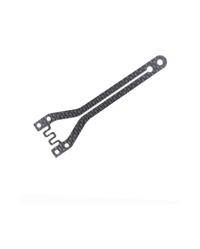 PLACA SUPERIOR DE CARBONO X4A'23  - PARTE DELANTERA DIVIDIDA - 2.0MM