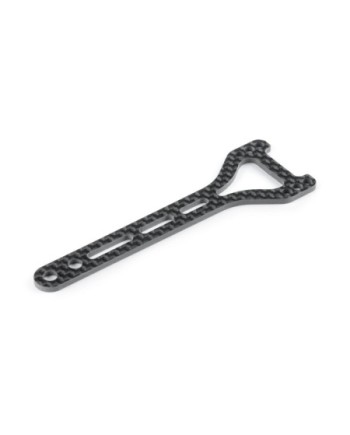 SOPORTE SUPERIOR DE CARBONO X4F'27 - TRASERA PARTIDA - 2.0MM
