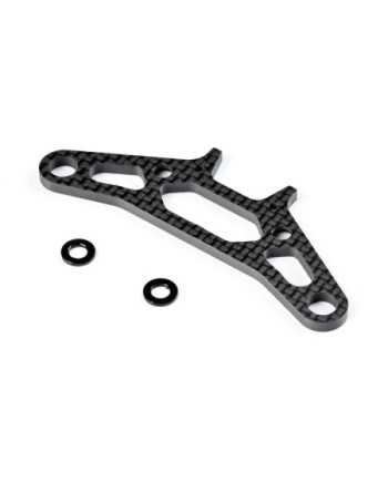 SOPORTE SUPERIOR DE BUMPER DE CARBONO X4 PARA SOPORTES DE DIFERENCIAL UNIVERSALES