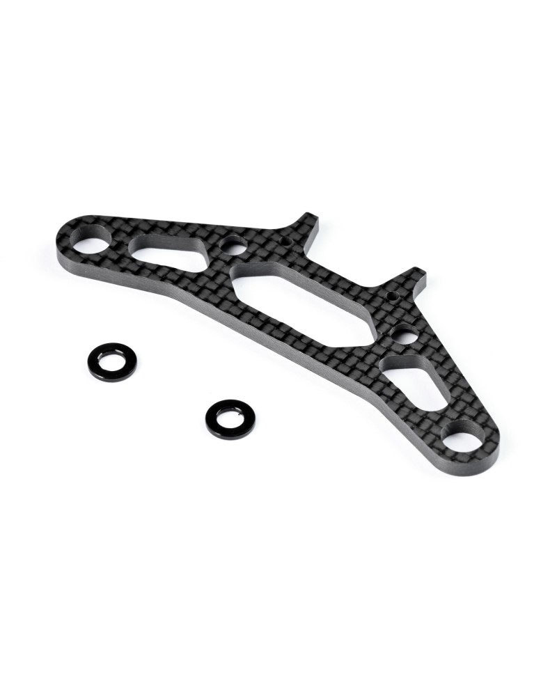 SOPORTE SUPERIOR DE BUMPER DE CARBONO X4 PARA SOPORTES DE DIFERENCIAL UNIVERSALES