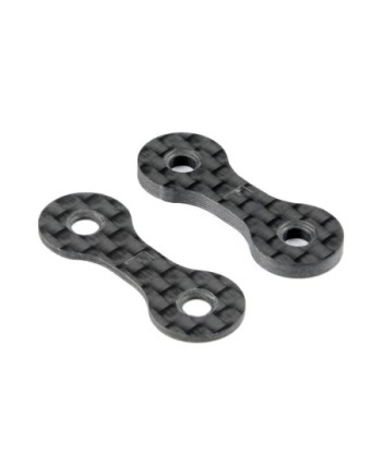 ESPACIADOR TRASERO DE ROLL CENTER DE CARBONO X4 1+2MM (1+1)