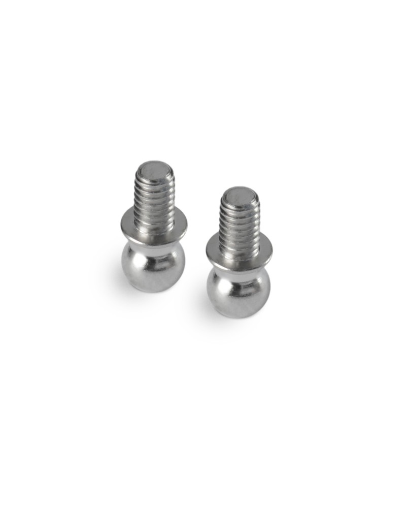 BOLA DE ACERO PARA BARRA ESTABILIZADORA 3.8MM CON ROSCA 2.5x4MM (2)