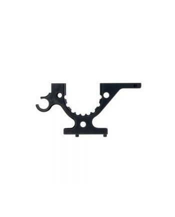 SOPORTE DE ALUMINIO INFERIOR DE CORONA CENTRAL X4 - DELANTERO DCHO / TRASERO IZQ