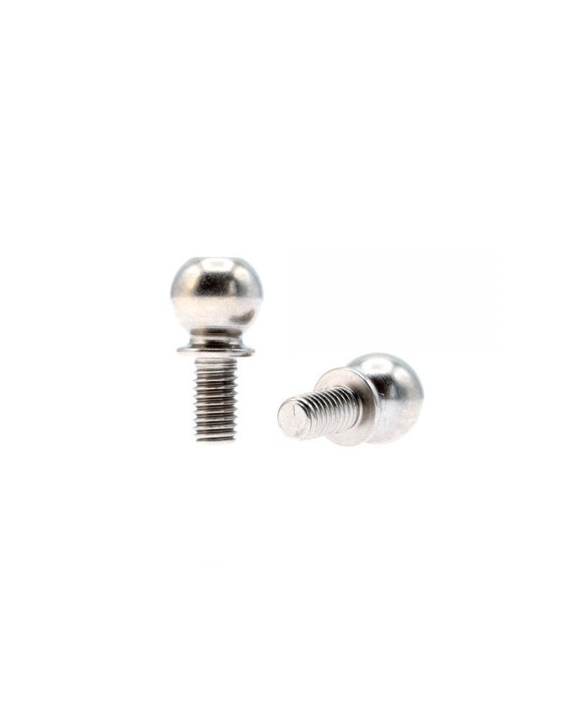 BOLA DE MANGUETA DELANTERA 6.00MM CON ROSCA M3x5.5MM X4 - ACERO HUDY
