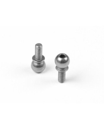BOLA  PARA MANGUETA DE 6.0MM CON ROSCA M3x6.5MM  - ACERO HUDY (2)