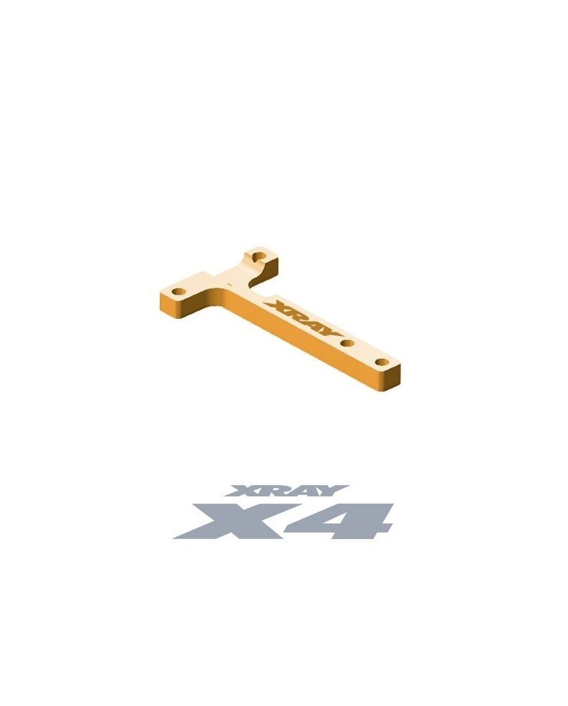 PLACA DE LATON EN FORMA DE "T" PARA CHASIS X4 10g