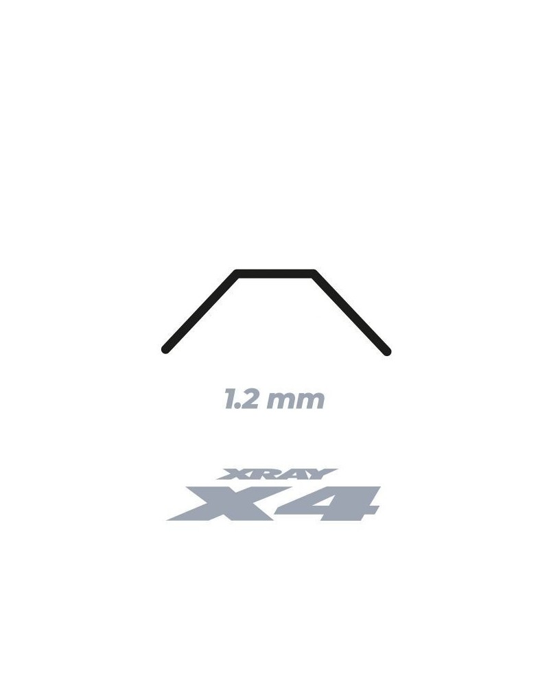 BARRA ESTABILIZADORA X4 - TRASERA 1.2 MM