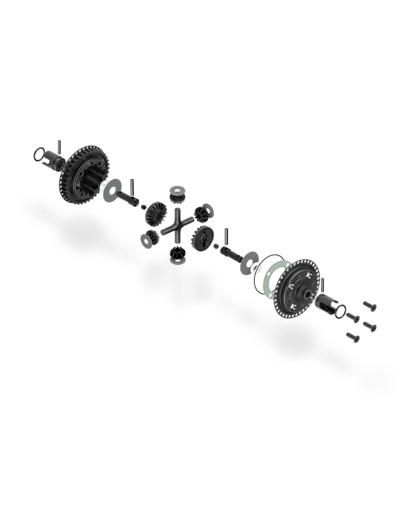 DIFERENCIAL CON RODAMIENTOS PARA SOPORTES DE DIFERENCIAL UNIVERSALES X4  - SET