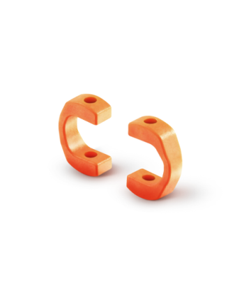 ADAPTADOR DEL CARDAN EN PLASTICO 3.5 MM (4) ORANGE DURO