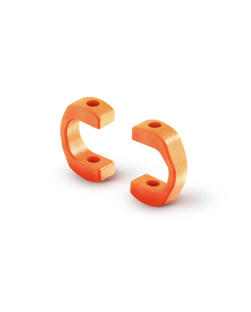 ADAPTADOR DEL CARDAN EN PLASTICO 3.5 MM (4) ORANGE DURO