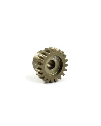 PIÃON ESTRECHO DE ALUMINIO - TRATAMIENTO DURO 20T / 48