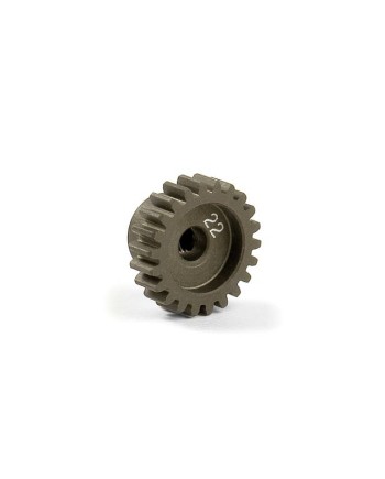 PIÃON ESTRECHO DE ALUMINIO - TRATAMIENTO DURO 22T / 48