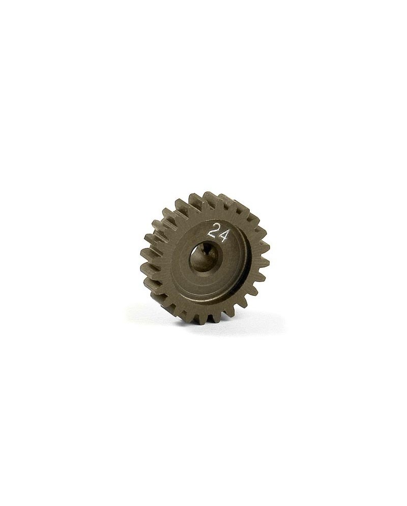PIÃON ESTRECHO DE ALUMINIO - TRATAMIENTO DURO 24T / 48