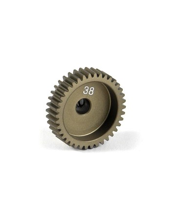 PIÃON ESTRECHO DE ALUMINIO - TRATAMIENTO DURO 38T / 64