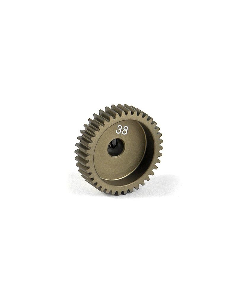 PIÃON ESTRECHO DE ALUMINIO - TRATAMIENTO DURO 38T / 64