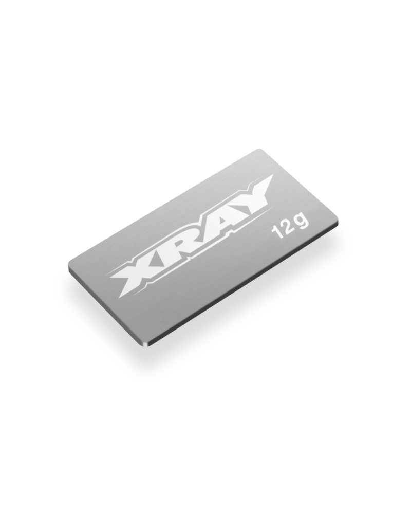 XRAY PURE TUNGSTEN CHASSIS WEIGHT 12g