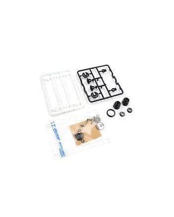 SET DE AMORTIGUADOR DE ALUMINIO XLP2 - NEGRO (2)