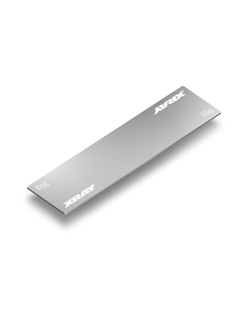 PESO DE ACERO INOXIDABLE PARA BATERÃA ESTRECHA 35 G