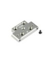 PLACA DE ALUMINIO PARA SOPORTE DE TRAPECIO DELANTERO 0Â°