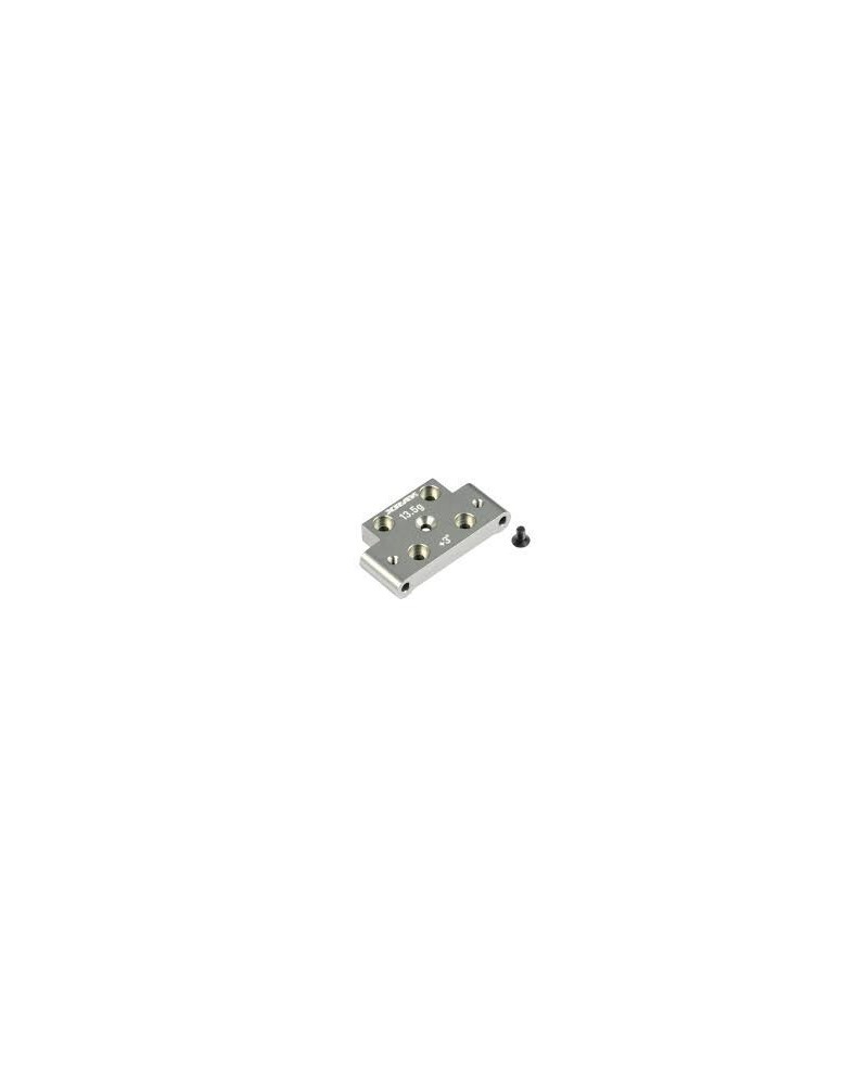 PLACA DE ALUMINIO PARA SOPORTE TRAPECIO DELANTERO +3Â°/-3Â°
