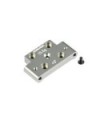 PLACA DE ALUMINIO PARA SOPORTE TRAPECIO DELANTERO +3Â°/-3Â°