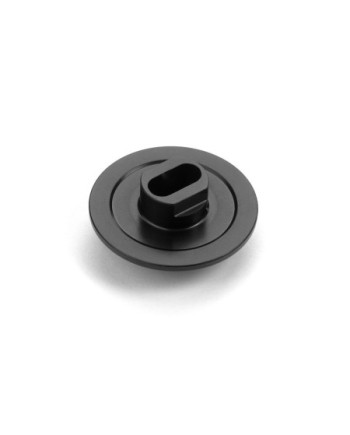 ALU 2-PAD SLIPPER CLUTCH PLATE WITH ADAPTER - SWISS 7075 T6 - HARD COATED
