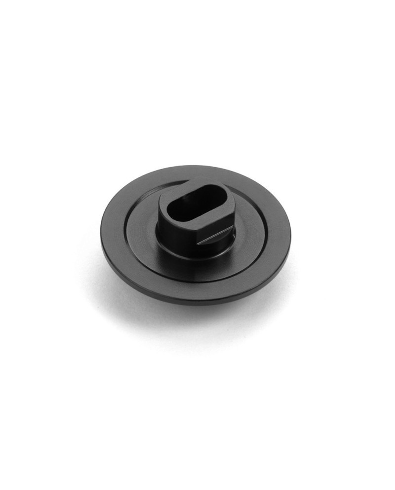 ALU 2-PAD SLIPPER CLUTCH PLATE WITH ADAPTER - SWISS 7075 T6 - HARD COATED