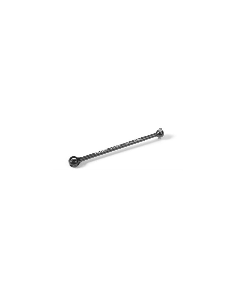 CARDAN TRASERO DE 71 MM CON PIN DE 2,5 MM - ACERO HUDY