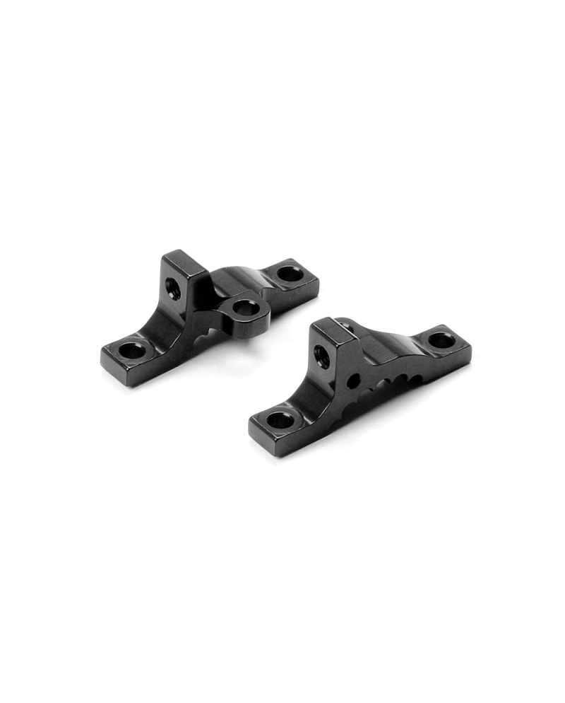 ALU UPPER CLAMP FRONT - MULTI-FLEX - BLACK - 7075 T6 - (L+R)