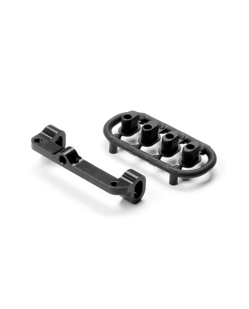 SET ALU UPPER ARM HOLDER -  DERECHO - NEGRO - SWISS 7075 T6