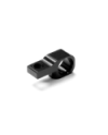ALU LOWER FRONT SUSPENSION HOLDER (1) - BLACK - 7075 T6