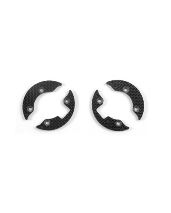SET DISCOS DEL. CARBONO 2.2MM - IZDA. + DRCHA.