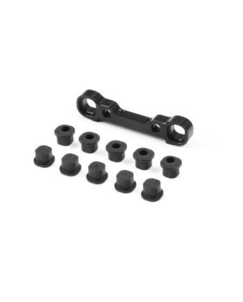 PLACA DE CONVERGENCIA DELANTERA DE ALUMINIO - TRASERA XB8
