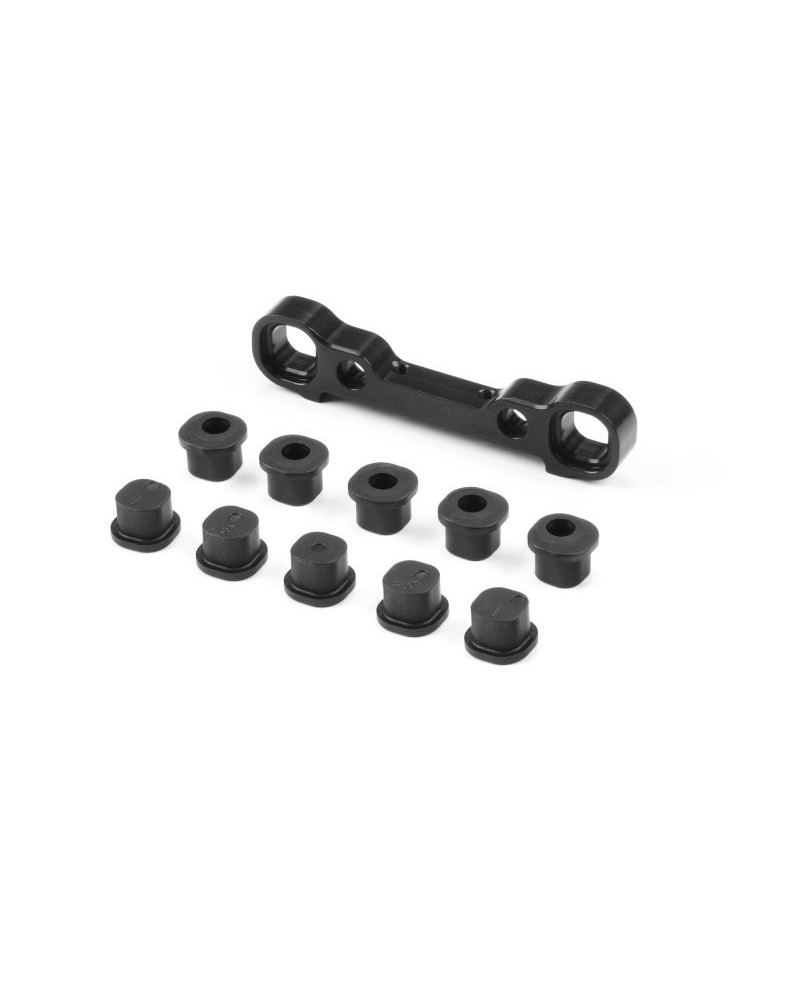 PLACA DE CONVERGENCIA DELANTERA DE ALUMINIO - TRASERA XB8