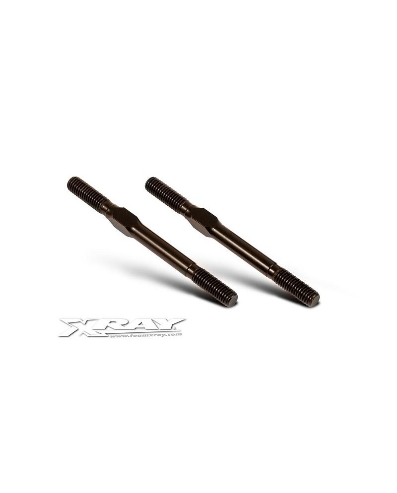 ALU ADJ. TURNBUCKLE 64MM M5 L/R - SWISS 7075 T6 (2)