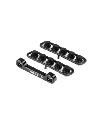 PLACA DE CONVERGENCIA TRASERA DE ALUMINIO GTâ22  - DELANTERA