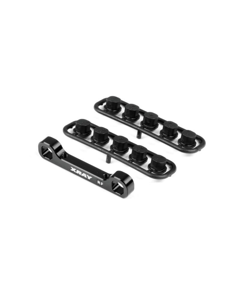 PLACA DE CONVERGENCIA TRASERA DE ALUMINIO GTâ22  - DELANTERA