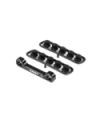 PLACA DE CONVERGENCIA TRASERA DE ALUMINIO GTâ22  - DELANTERA